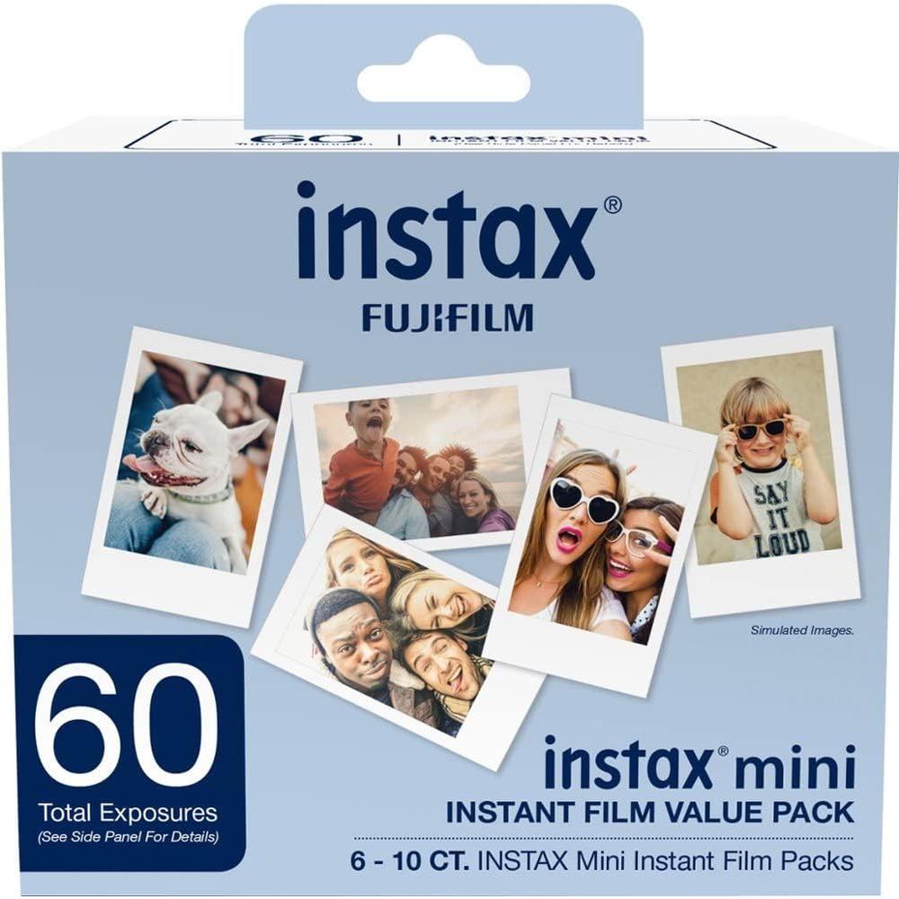 PELÍCULA INSTANTÁNEA FUJIFILM INSTAX MINI VALUE - PACK 60 HOJAS - 1