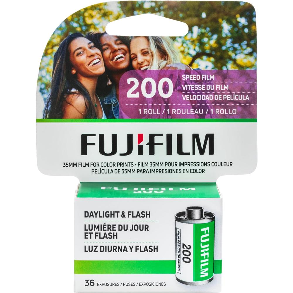 PELÍCULA FOTOGRÁFICA FUJIFILM FUJICOLOR 200 35MM 36 EXPOSICIONES - 1