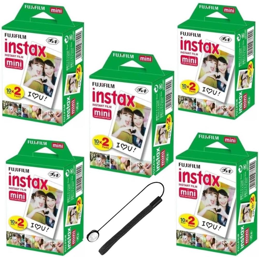 PELÍCULA INSTANTÁNEA FUJIFILM INSTAX MINI - PACK 100 HOJAS | BLANCO - 1