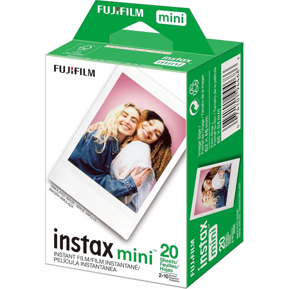 PELÍCULA INSTANTÁNEA FUJIFILM INSTAX MINI + MARCO PARA FOTO - PACK 20 HOJAS - 2