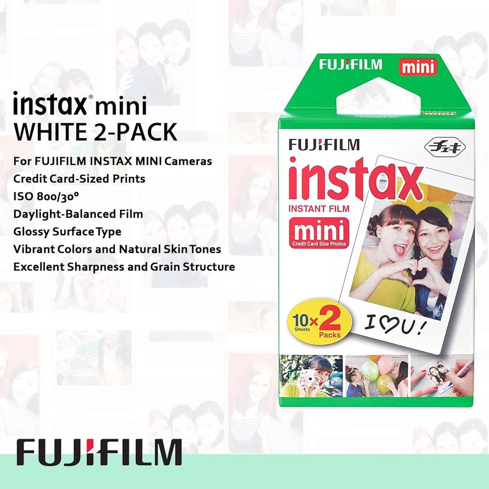 PELÍCULA INSTANTÁNEA FUJIFILM INSTAX MINI + MARCO PARA FOTO - PACK 20 HOJAS - 5