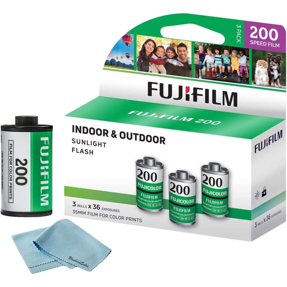 PELÍCULA FOTOGRÁFICA FUJIFILM 200 35MM - PACK 3 PZS - 1