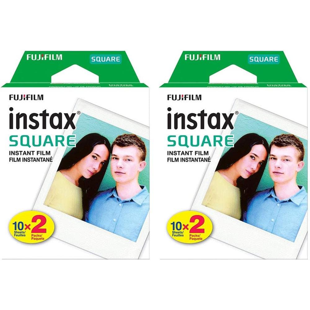 PELÍCULA INSTANTÁNEA FUJIFILM INSTAX SQUARE + MARCOS COLGANTES - PACK 40 HOJAS - 2