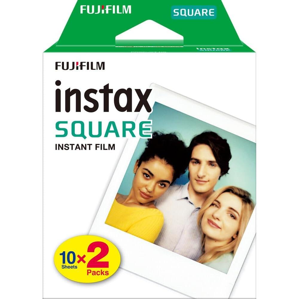 PELÍCULA INSTANTÁNEA FUJIFILM INSTAX SQUARE + PAÑO DE MICROFIBRA TSC - PACK 20 HOJAS - 3