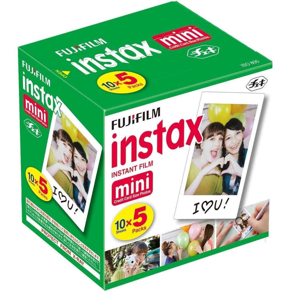 PELÍCULA INSTANTÁNEA FUJIFILM INSTAX MINI - PACK 50 HOJAS - 1