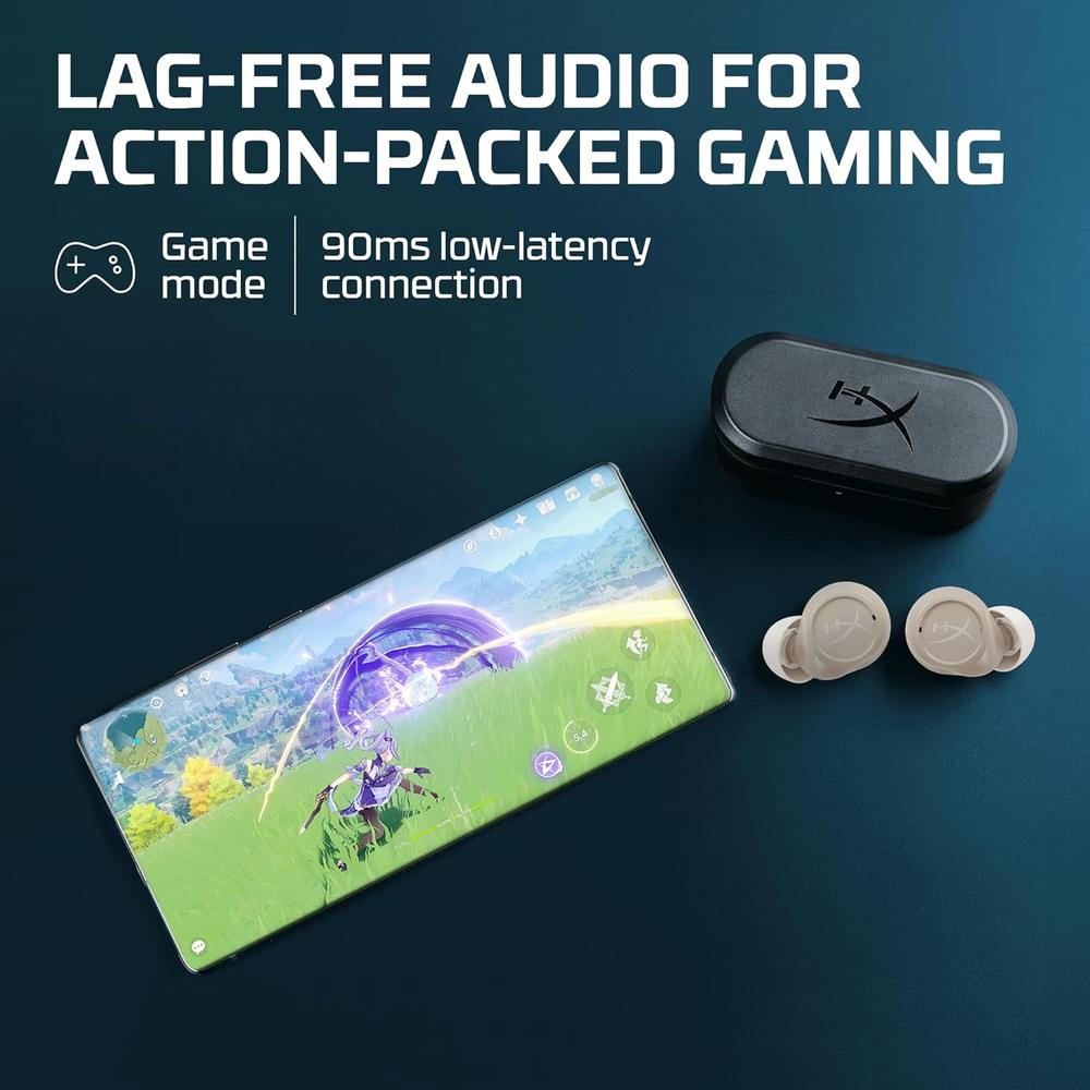 AUDÍFONOS INALÁMBRICOS HYPERX CIRRO BUDS PRO | CANELA - 5
