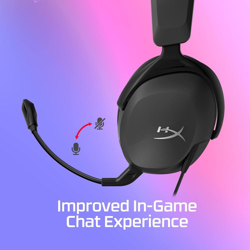 AUDÍFONOS ALÁMBRICOS HYPERX CLOUD STINGER 2 CORE | NEGRO - 6