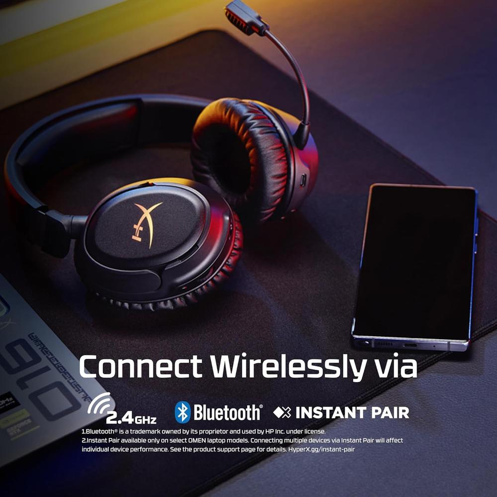 AUDÍFONOS INALÁMBRICOS HYPERX CLOUD FLIGHT 2 | NEGRO - 4