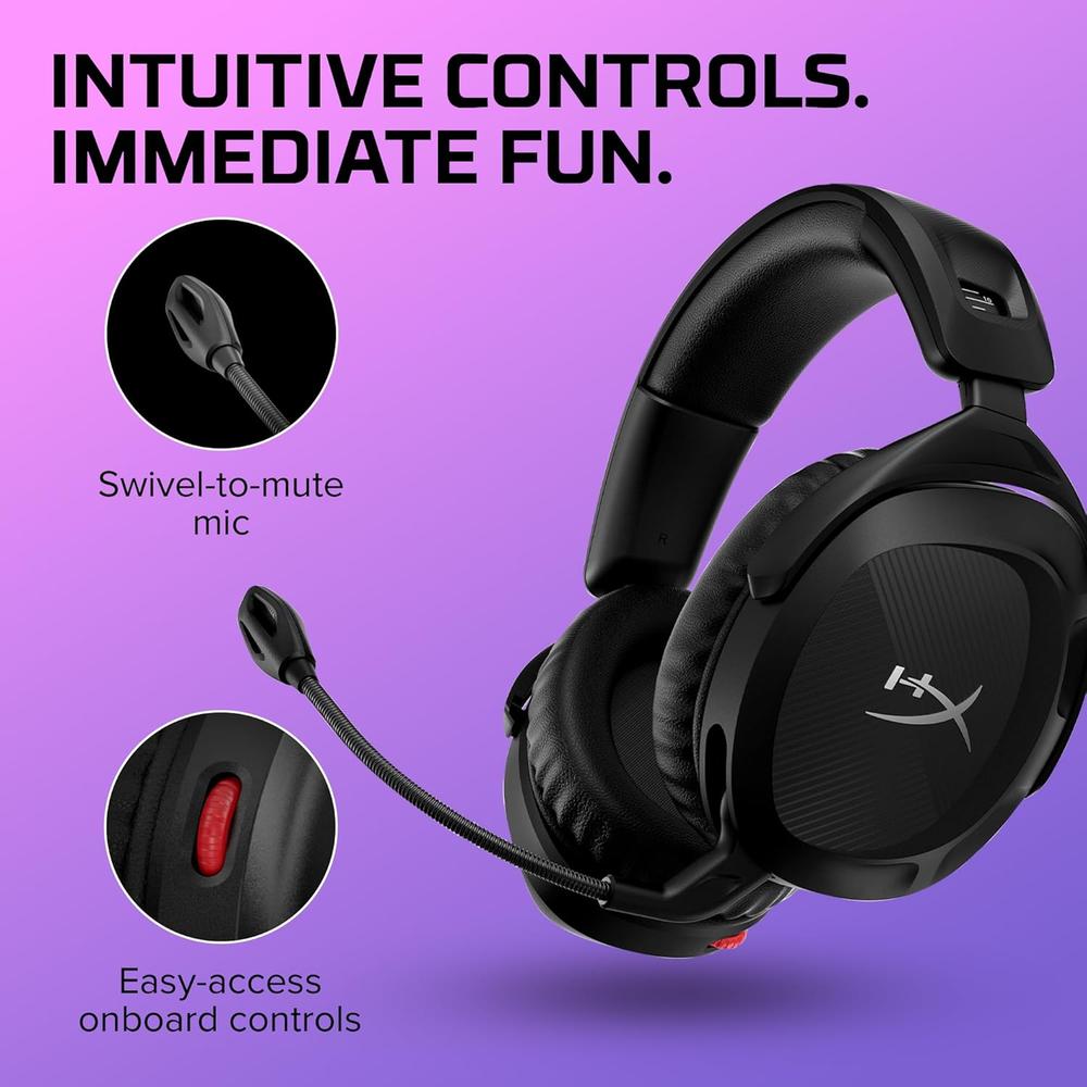 AUDÍFONOS INALÁMBRICOS HYPERX CLOUD STINGER 2 | NEGRO - 4