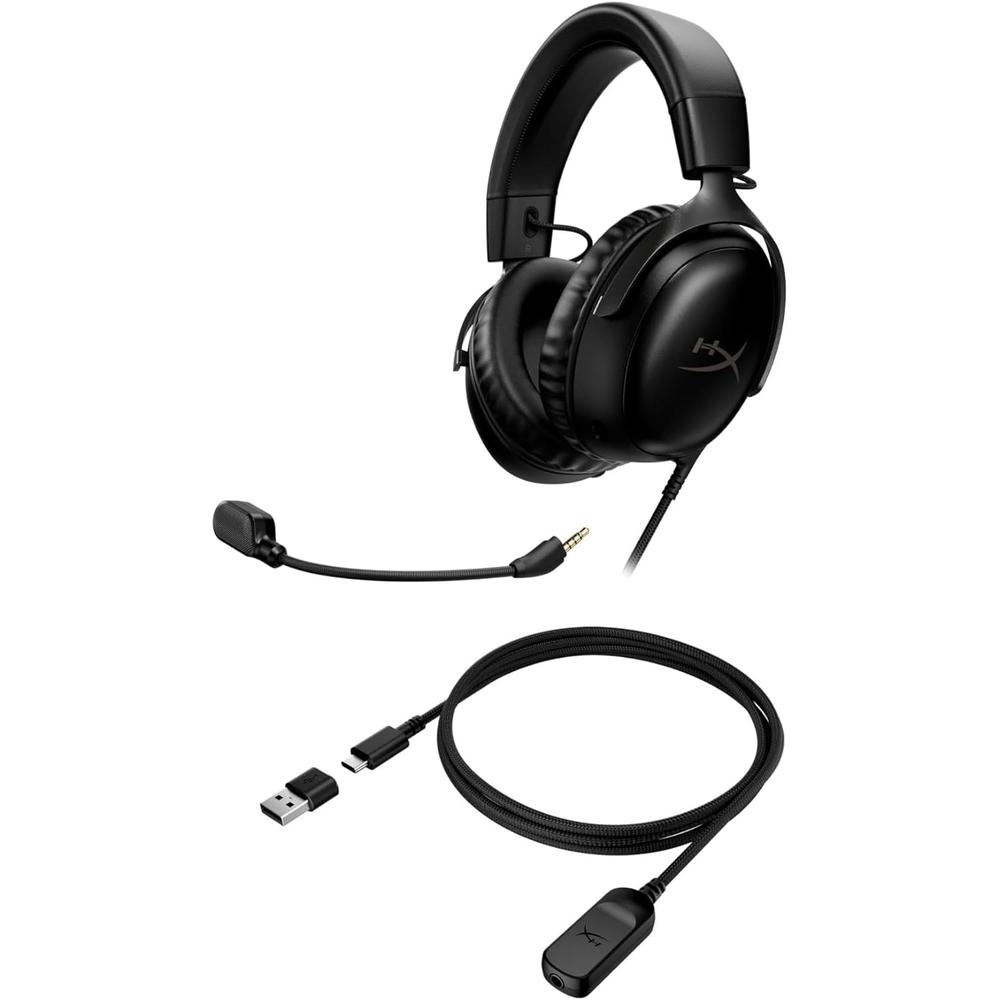 AUDÍFONOS ALÁMBRICOS HYPERX CLOUD III | NEGRO - 4