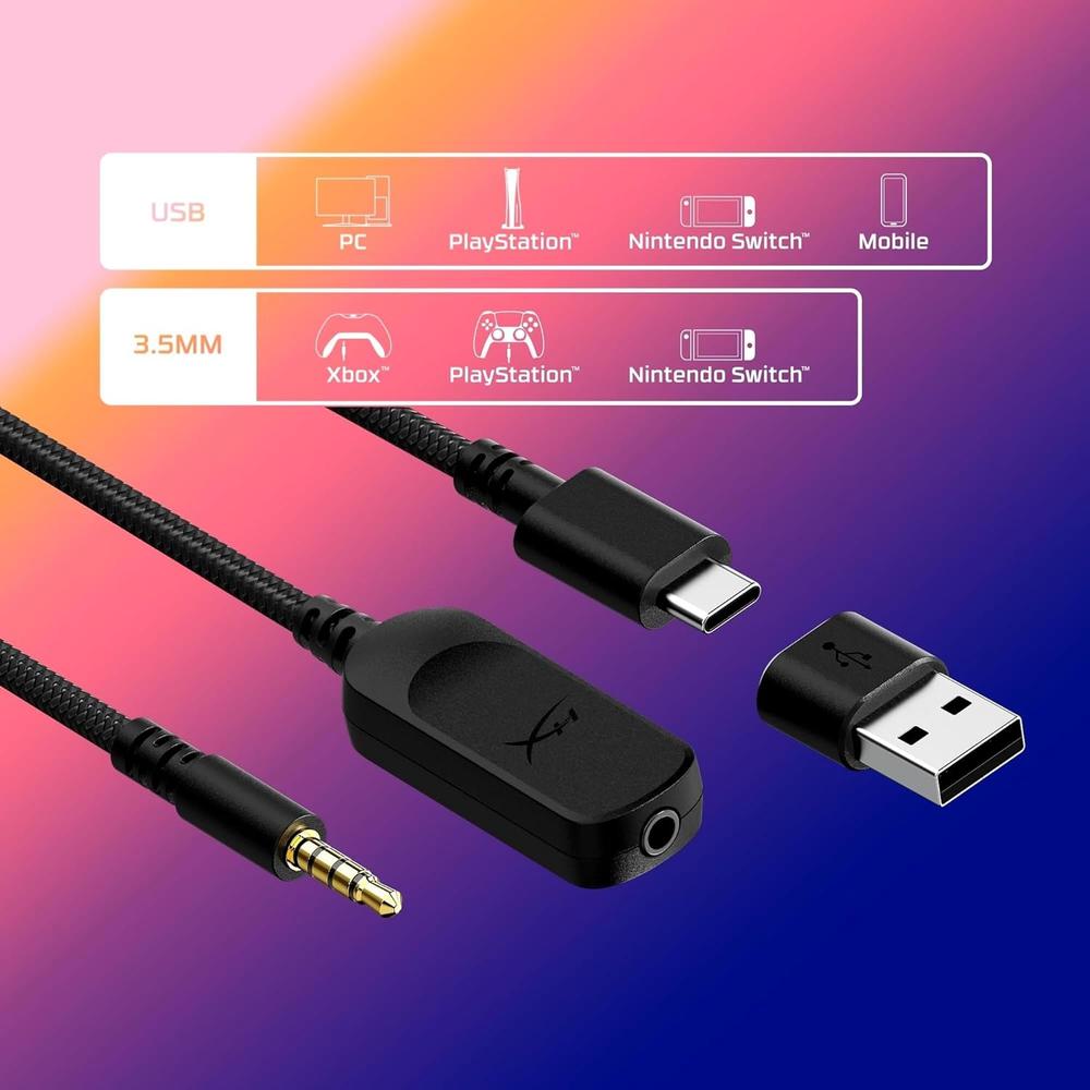 AUDÍFONOS ALÁMBRICOS HYPERX CLOUD III | NEGRO - 5