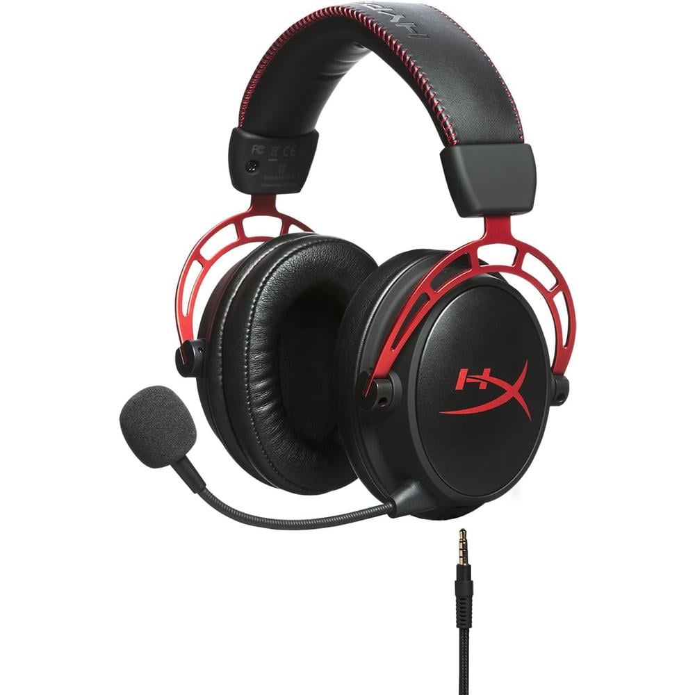 AUDÍFONOS ALAMBRICOS HYPERX CLOUD ALPHA + ALLOY CORE RGB SET 2 PZS | NEGRO/ROJO/RGB - 2