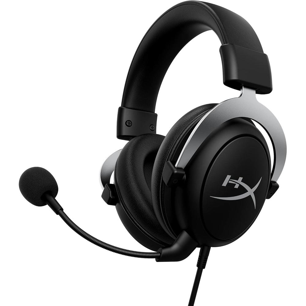 AUDÍFONOS ALÁMBRICOS HYPERX CLOUDX | NEGRO/PLATA - 1