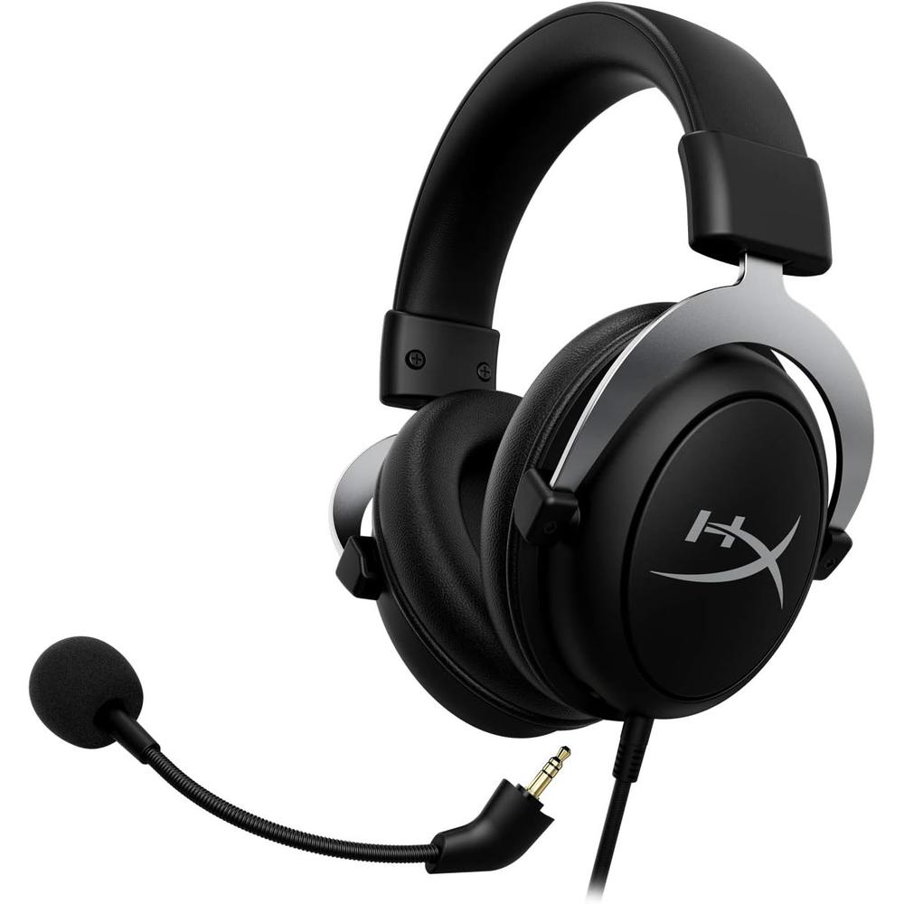AUDÍFONOS ALÁMBRICOS HYPERX CLOUDX | NEGRO/PLATA - 3