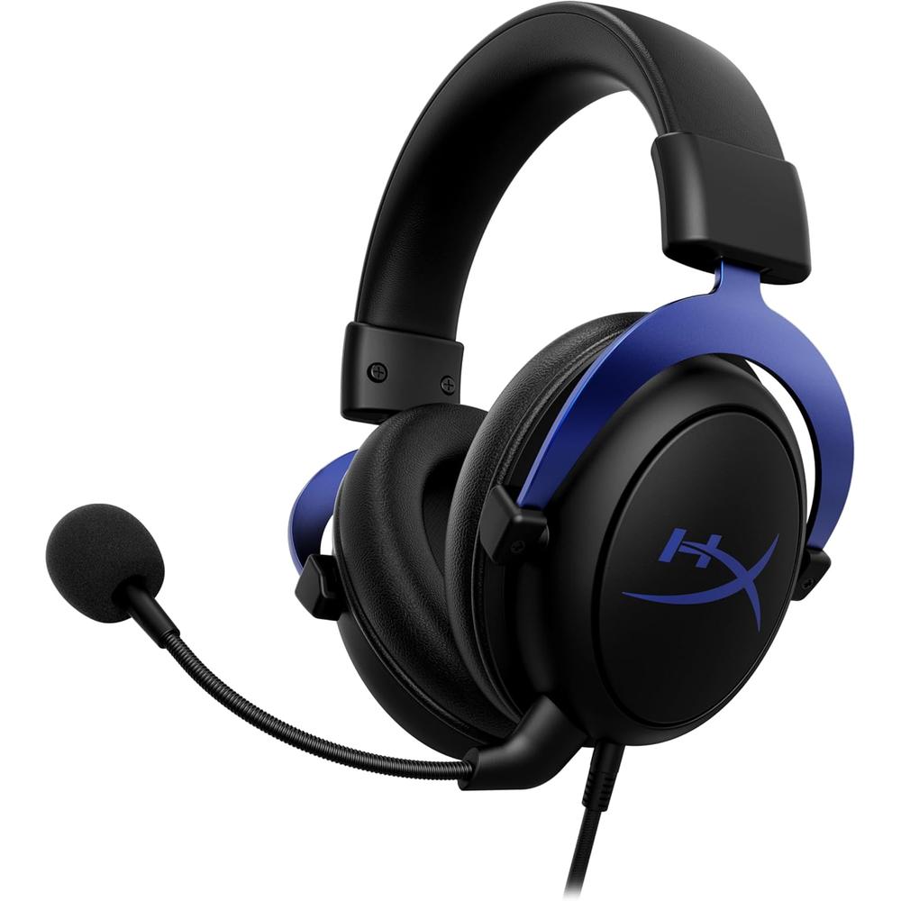 AUDÍFONOS ALÁMBRICOS HYPERX CLOUD | NEGRO/AZUL - 1