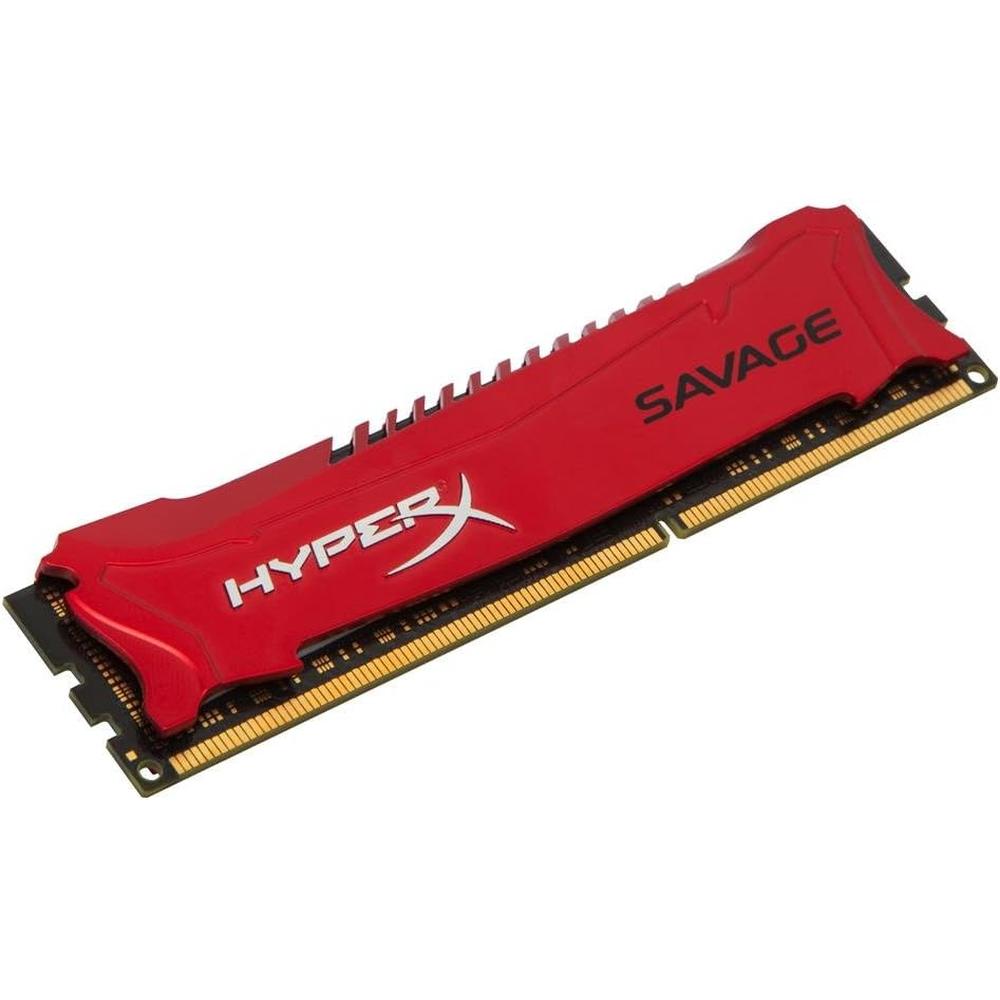 MEMORIA RAM HYPERX SAVAGE DDR3 8GB 1866MHZ HX318C9SR/8 | ROJO - 1