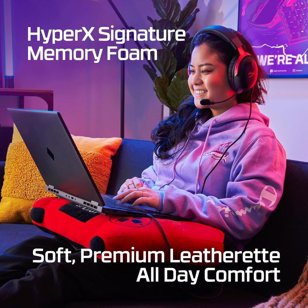 AUDÍFONOS ALÁMBRICOS HYPERX CLOUD III | NEGRO/ROJO - 2