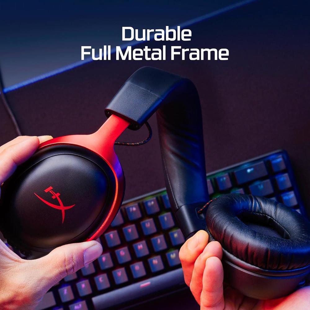 AUDÍFONOS ALÁMBRICOS HYPERX CLOUD III | NEGRO/ROJO - 5