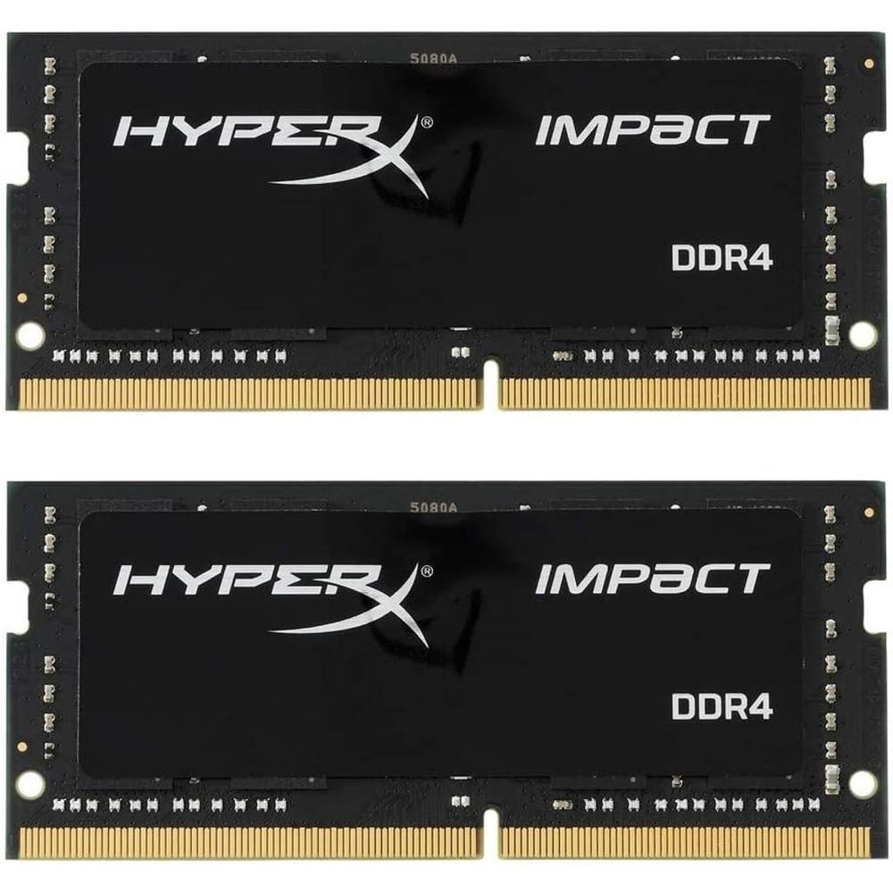 MEMORIA RAM HYPERX IMPACT DDR4 32GB KIT 3200MHZ SO-DIMM HX432S20IBK2/32 | NEGRO - 1