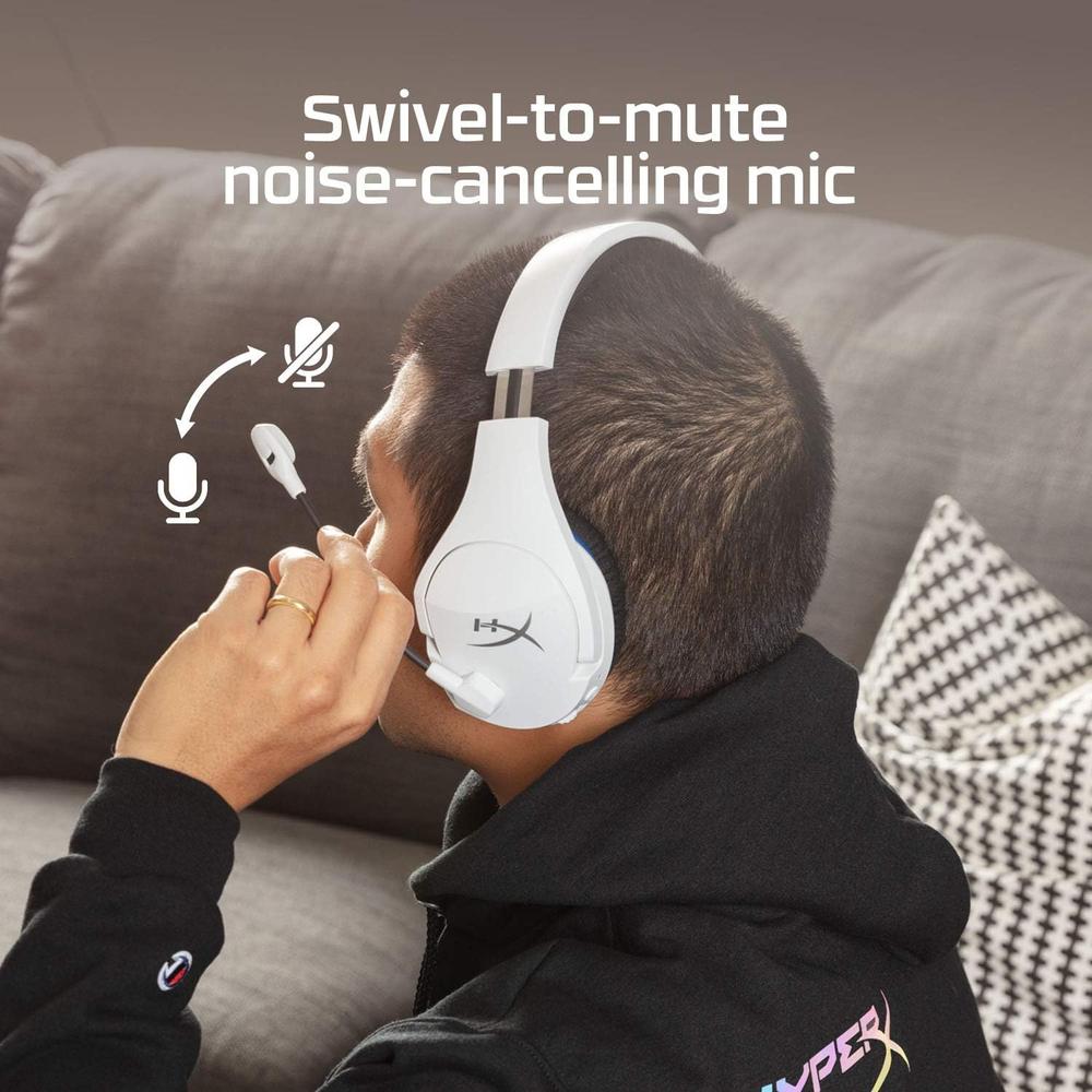 AUDÍFONOS INALÁMBRICOS HYPERX CLOUD STINGER CORE | BLANCO - 6