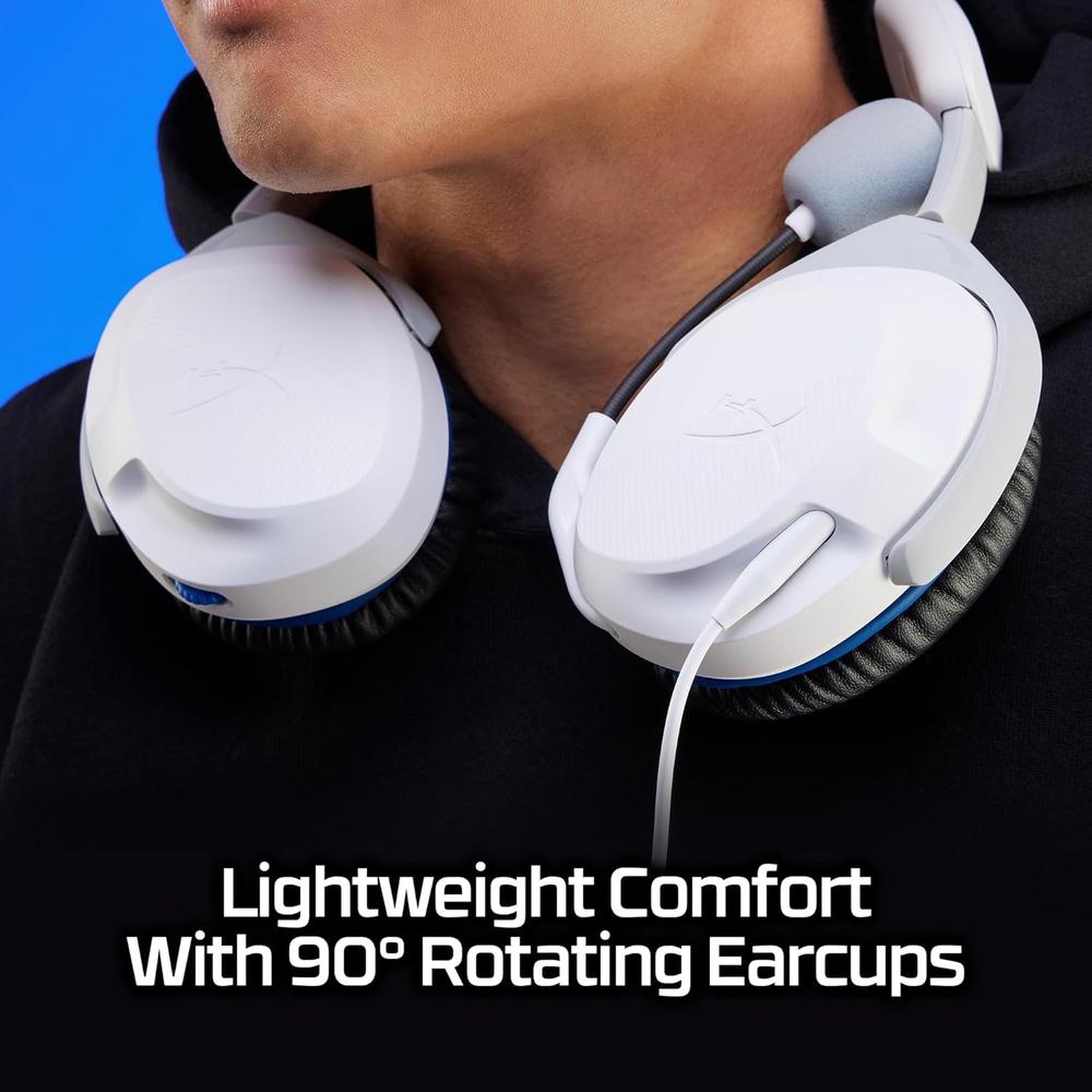 AUDÍFONOS ALÁMBRICOS HYPERX CLOUD STINGER 2 | BLANCO - 5