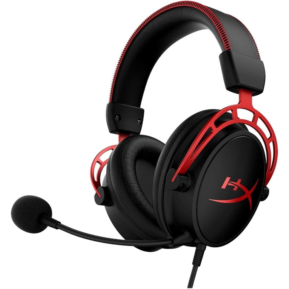 AUDÍFONOS ALÁMBRICOS HYPERX CLOUD ALPHA | NEGRO/ROJO - 1