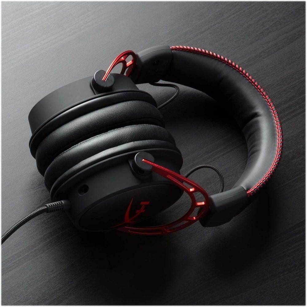 AUDÍFONOS ALÁMBRICOS HYPERX CLOUD ALPHA | NEGRO/ROJO - 2