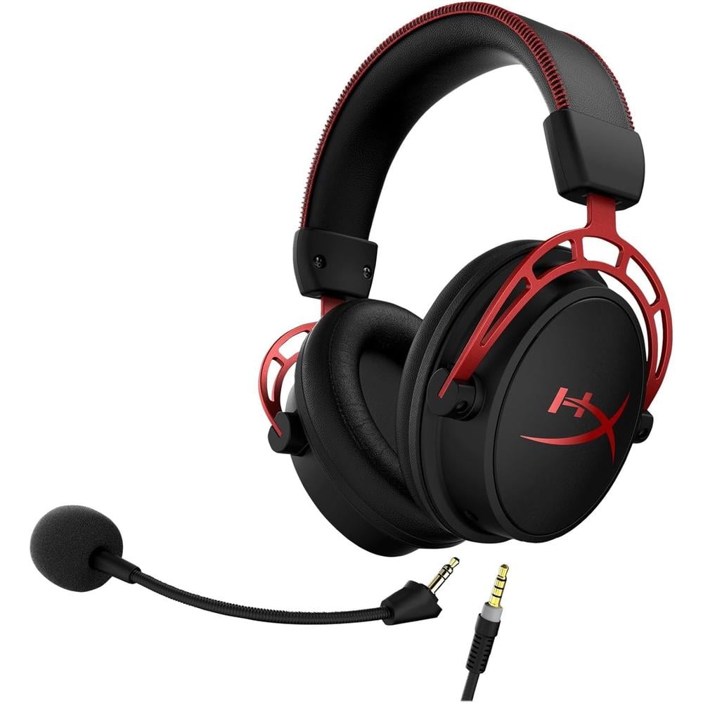 AUDÍFONOS ALÁMBRICOS HYPERX CLOUD ALPHA | NEGRO/ROJO - 5