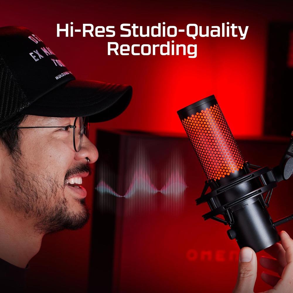MICRÓFONO HYPERX QUADCAST 2 USB | NEGRO - 2