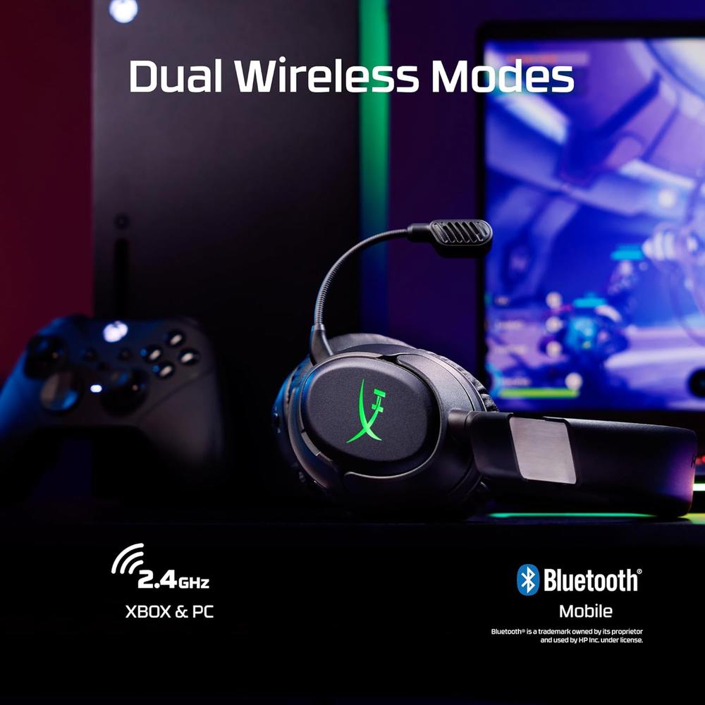 AUDÍFONOS INALÁMBRICOS HYPERX CLOUDX FLIGHT 2 | NEGRO - 3