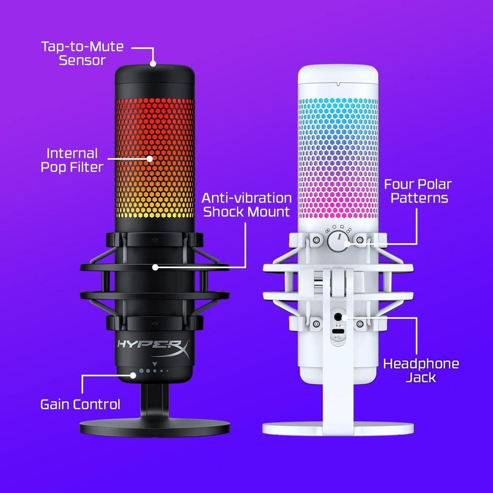 MICRÓFONO HYPERX QUADCAST S USB | RGB - 3