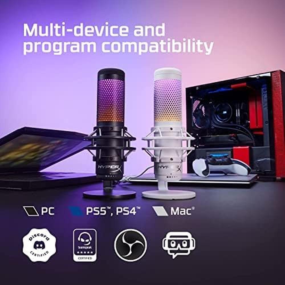 MICRÓFONO HYPERX QUADCAST S USB | RGB - 6