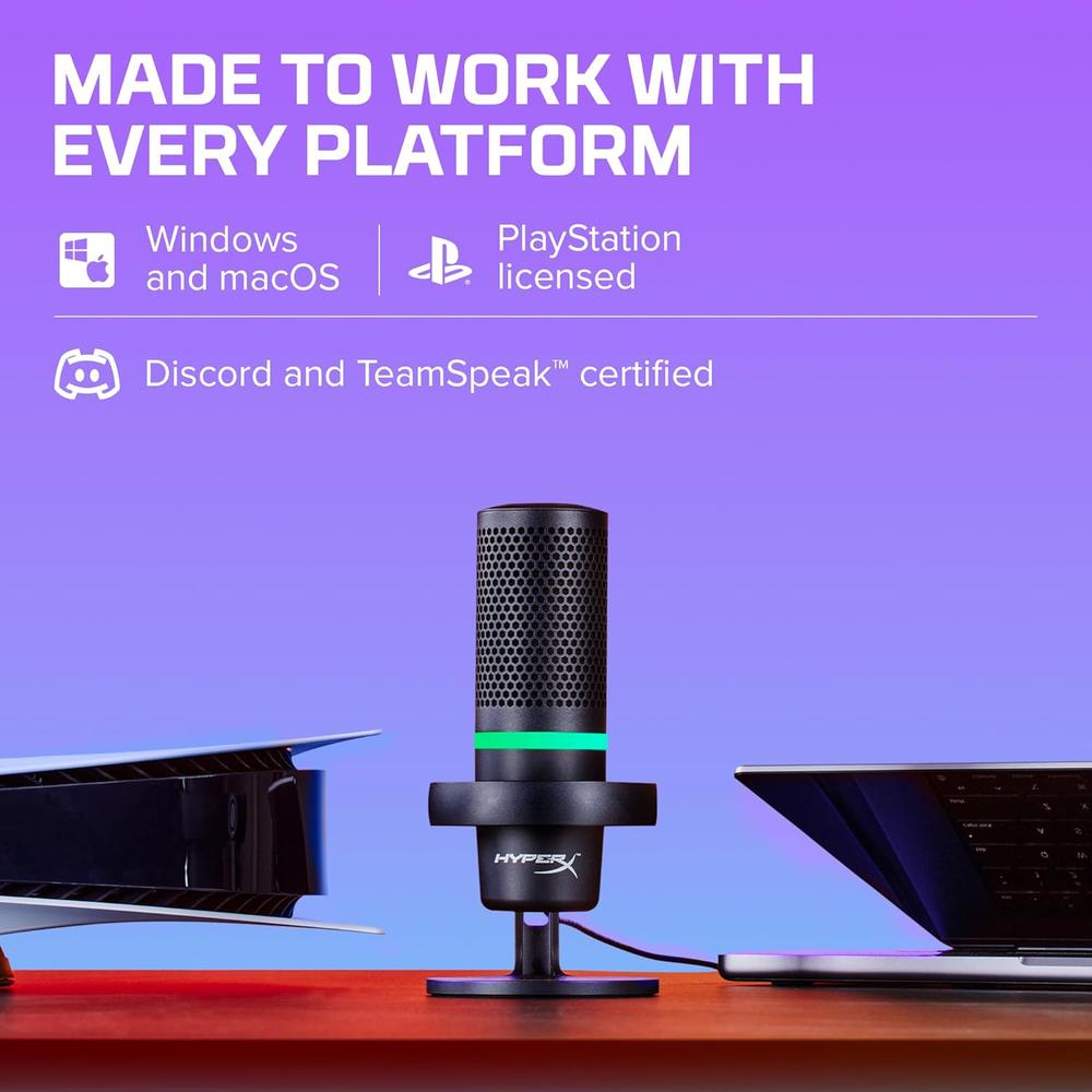 MICRÓFONO HYPERX DUOCAST USB | RGB - 6
