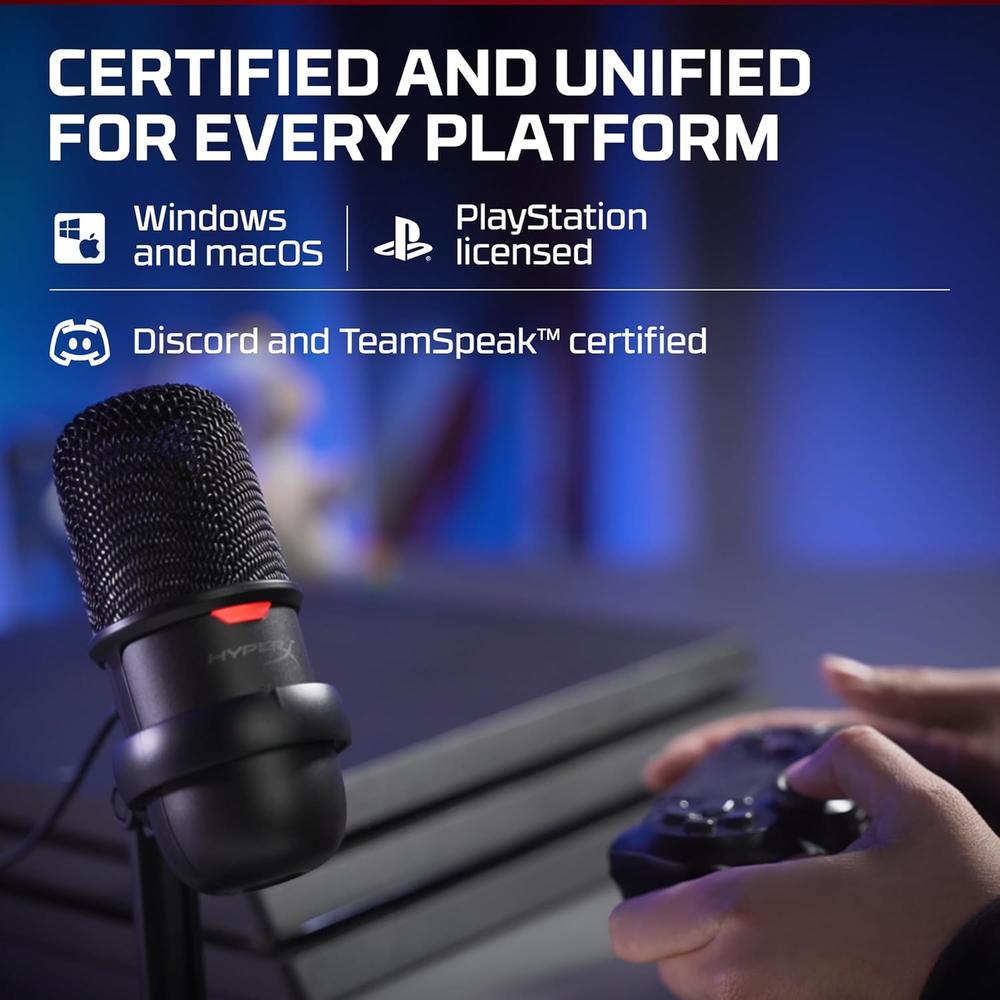 MICRÓFONO HYPERX SOLOCAST USB | NEGRO - 6