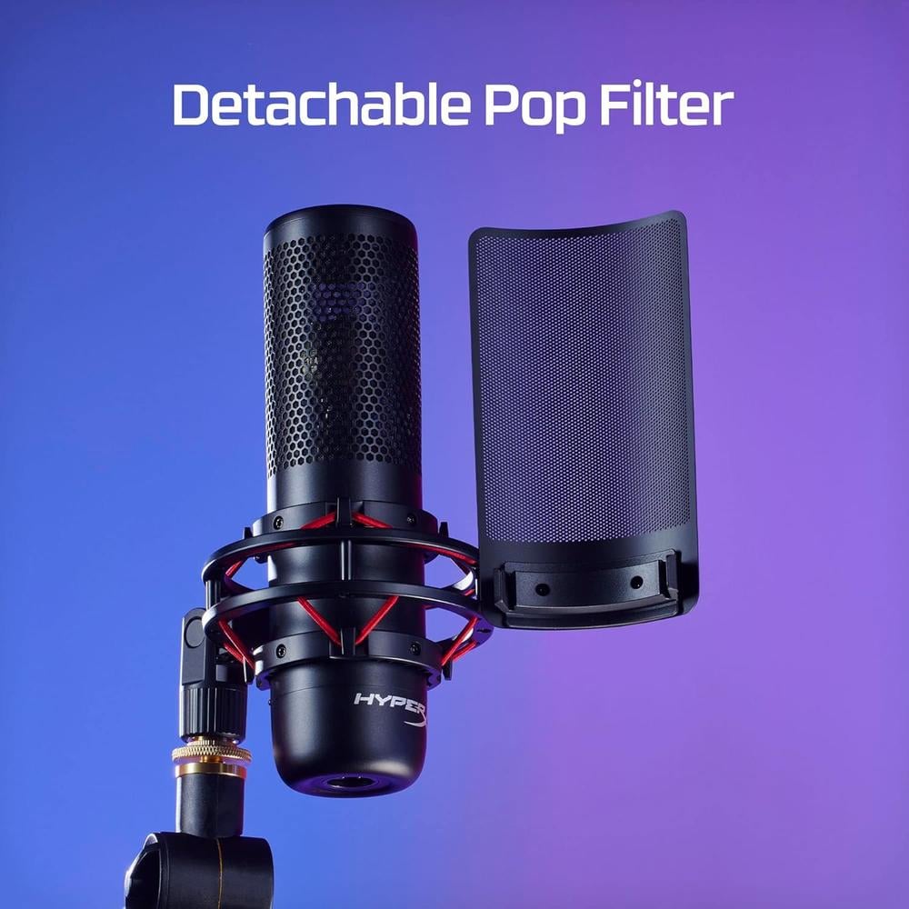 MICRÓFONO HYPERX PROCAST XLR | NEGRO/ORO - 5