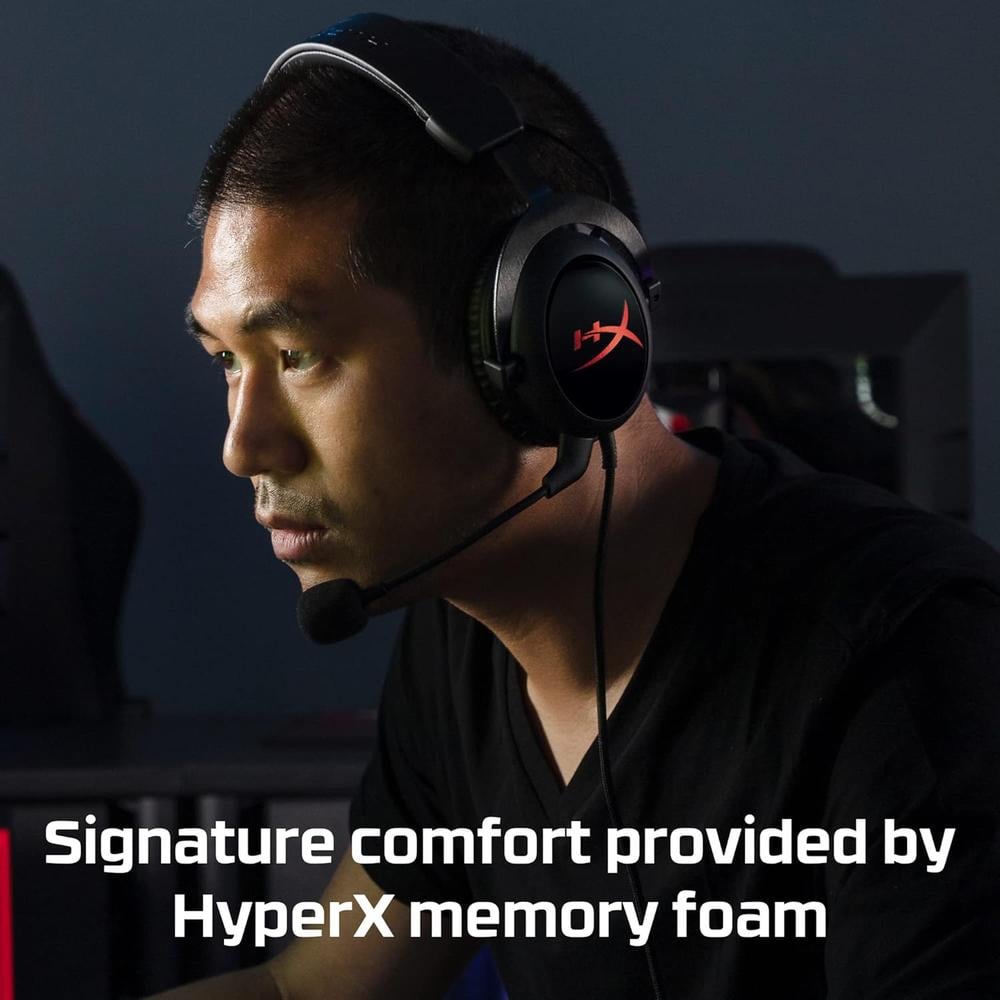 MICRÓFONO HYPERX SOLOCAST + CLOUD CORE 7.1 (SET) | NEGRO - 4