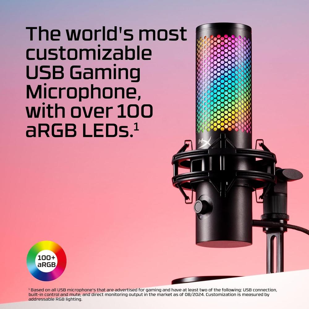 MICRÓFONO HYPERX QUADCAST 2 S USB | RGB - 5
