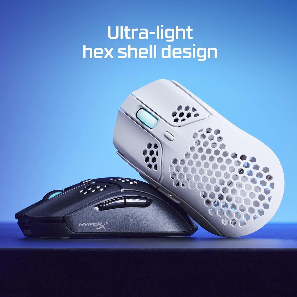 MOUSE INALÁMBRICO HYPERX PULSEFIRE HASTE 100H BATTERY | BLANCO - 3