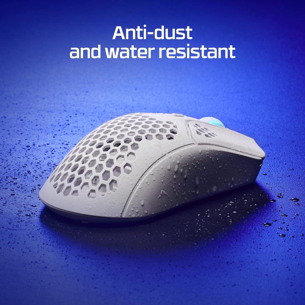 MOUSE INALÁMBRICO HYPERX PULSEFIRE HASTE 100H BATTERY | BLANCO - 4
