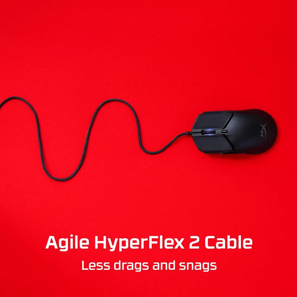 MOUSE ALÁMBRICO HYPERX PULSEFIRE HASTE 2 8000HZ | BLANCO - 5