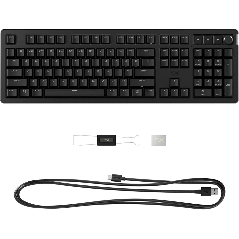 TECLADO ALÁMBRICO HYPERX ALLOY RISE HOT SWAP | NEGRO - 3