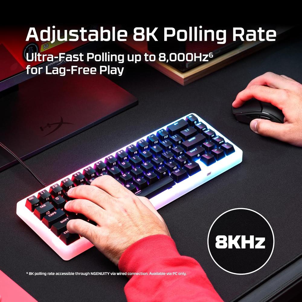 TECLADO ALÁMBRICO HYPERX ORIGINS 2 PRO 65 MAGNÉTICO | NEGRO - 6