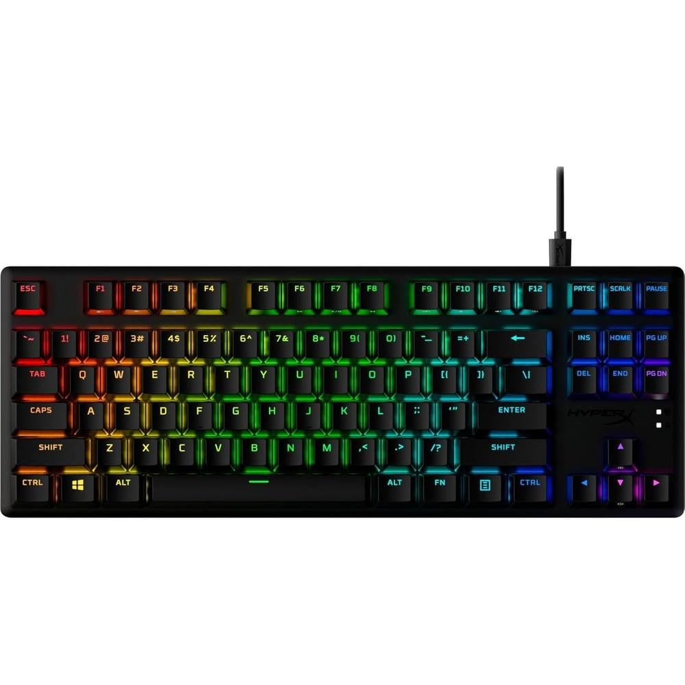 TECLADO ALÁMBRICO HYPERX ALLOY ORIGINS CORE SWITCH RED | NEGRO - 2