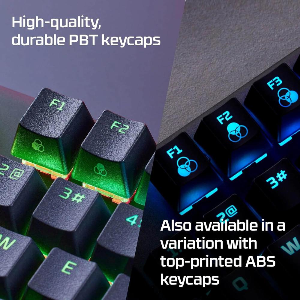 TECLADO ALÁMBRICO HYPERX ALLOY ORIGINS CORE SWITCH RED | NEGRO - 6