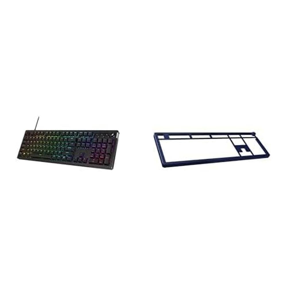 TECLADO ALAMBRICO HYPERX ALLOY RISE + TOP PLATE - SET 2 PZS | RGB - 1