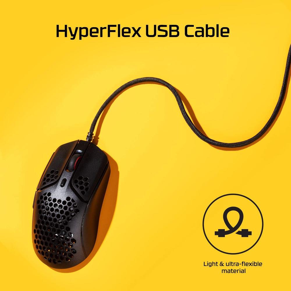 MOUSE ALÁMBRICO HYPERX PULSEFIRE HASTE 16000 DPI | NEGRO - 3