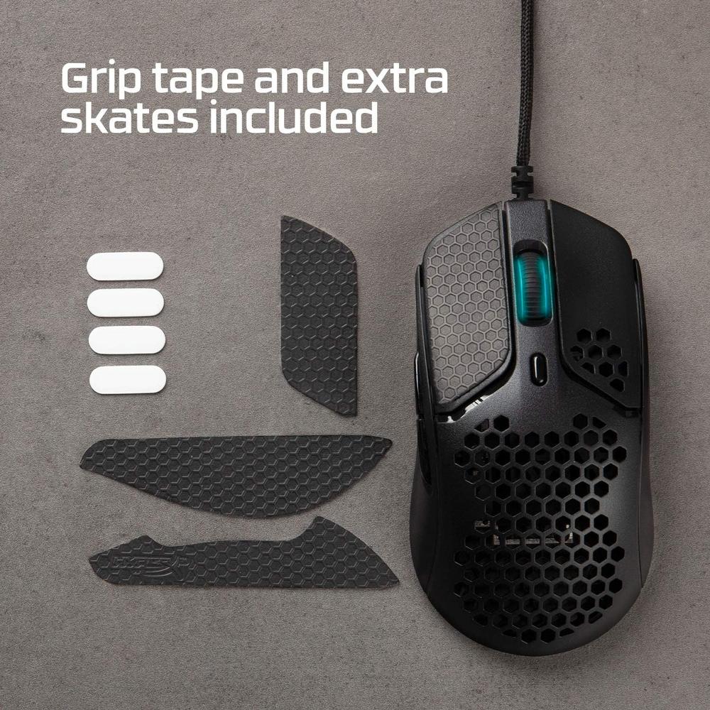 MOUSE ALÁMBRICO HYPERX PULSEFIRE HASTE 16000 DPI | NEGRO - 6