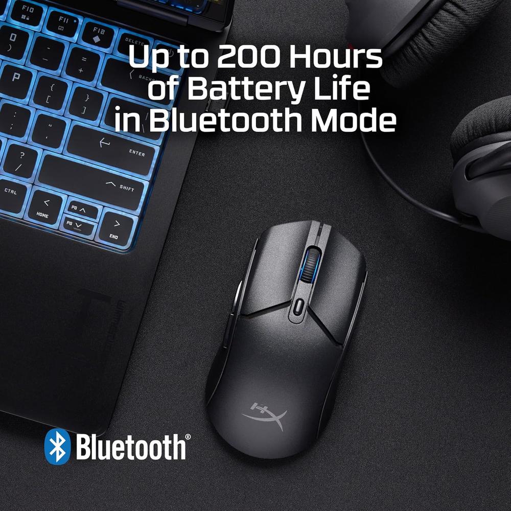 MOUSE INALÁMBRICO HYPERX PULSEFIRE HASTE 2 CORE DUAL | BLANCO - 5