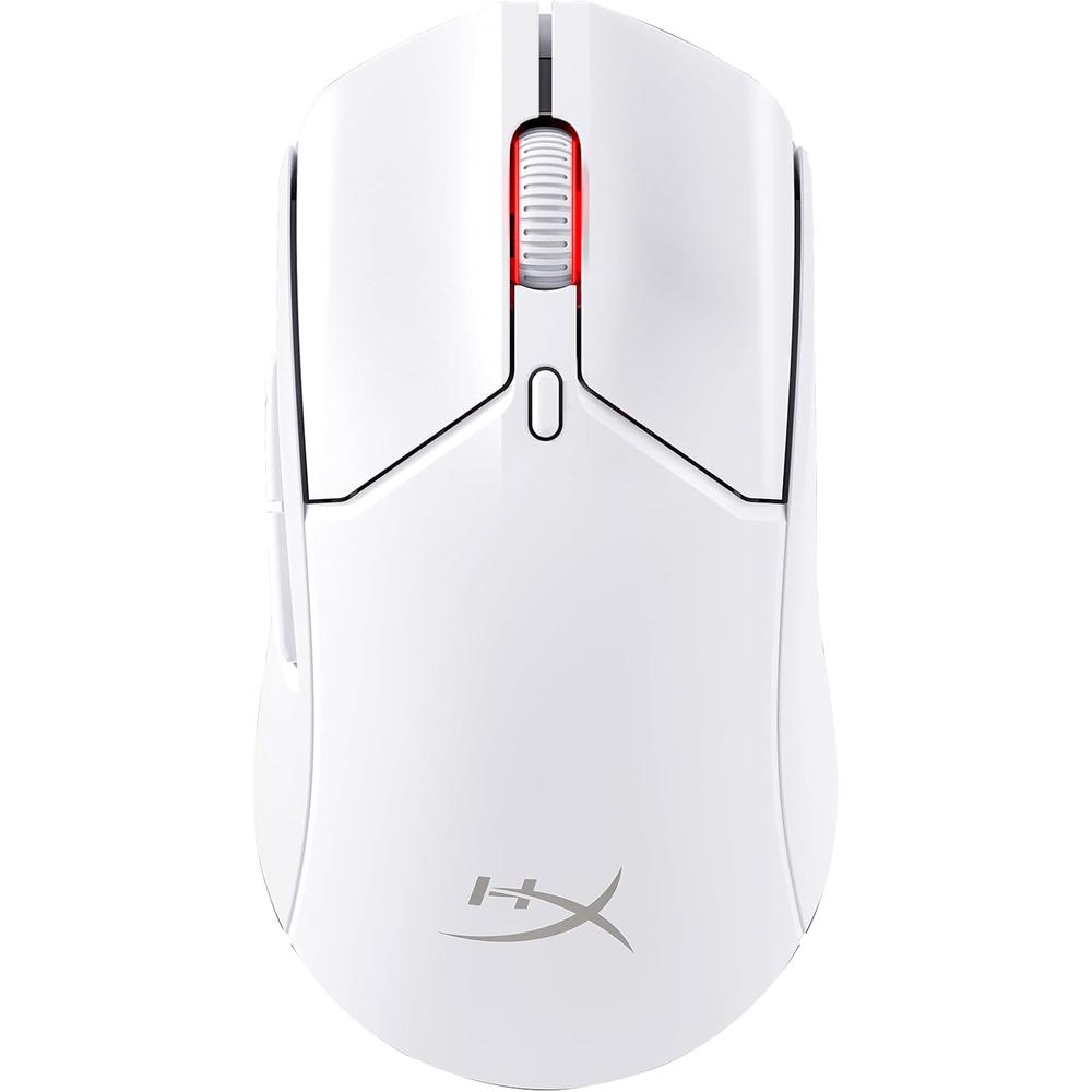 MOUSE INALÁMBRICO HYPERX PULSEFIRE HASTE 2 DUAL 100H | BLANCO - 1