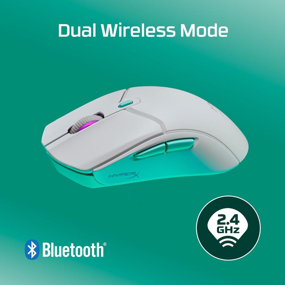 MOUSE INALÁMBRICO HYPERX PULSEFIRE HASTE 2 CORE DUAL | NEGRO - 2